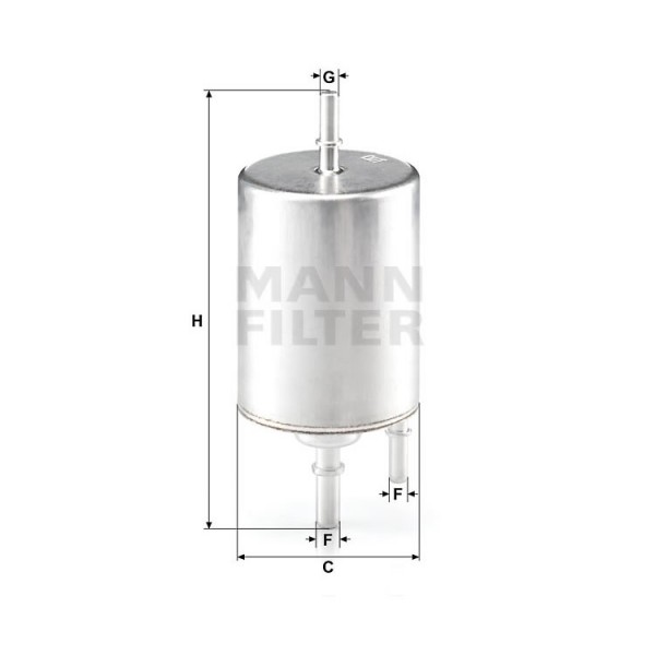 Φίλτρο Καυσίμου MANN WK 720/4